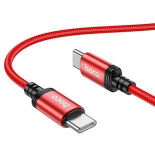 Кабель USB Hoco X89 Wind 60W Type-C to Type-C Червоний 6931474784391 фото