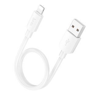 Кабель USB Hoco X96 Lightning 2.4A 0.25m Бiлий 6942007609395 фото