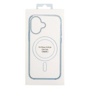 Чохол TPU Clear Case with Magsafe для iPhone 16 Plus Transparent 2020000412625 фото