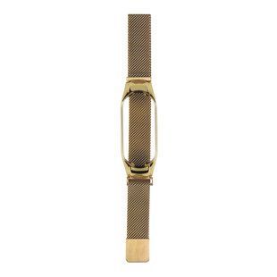 Ремінець для Xiaomi Mi Band 7 Milanese Loop Gold 2020000373803 фото