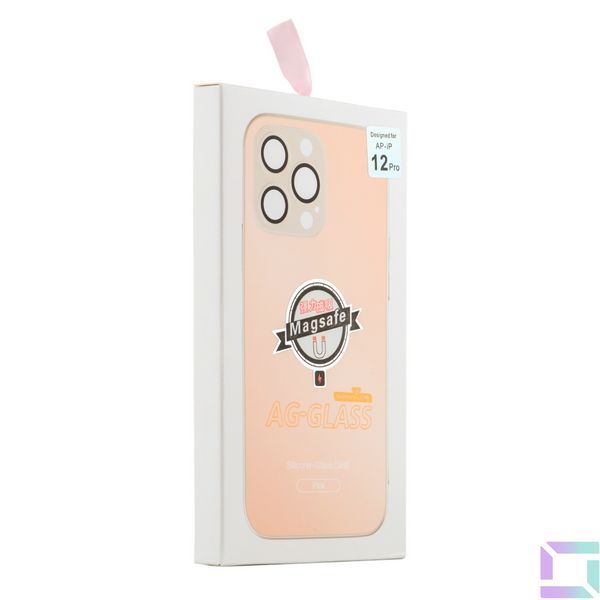 Чохол AG-Glass Matte Camera Lens with Magsafe для iPhone 12 Pro Pink 2020000406341 фото