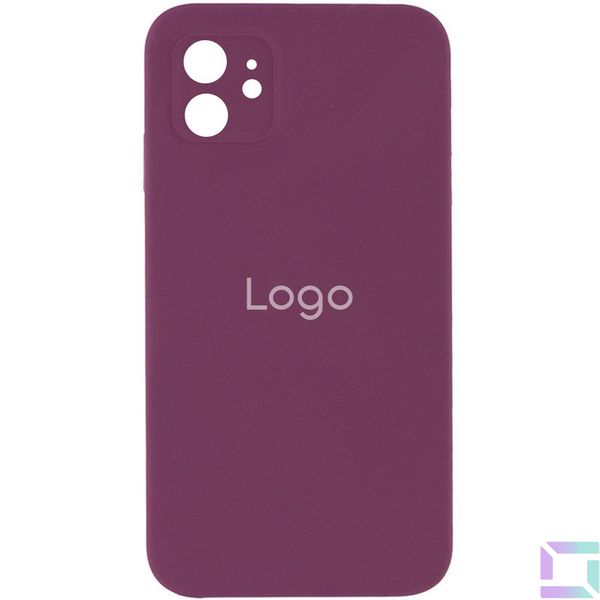 Чехол Silicone Case Full Size with Frame для iPhone 12 Цвет 75.Berry Purple 2020000428626 фото