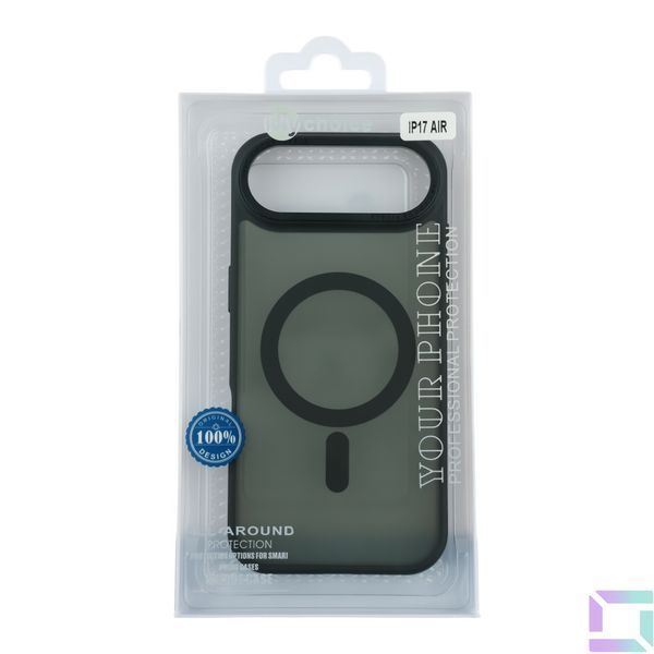 Чехол TPU+PC Goldencis Matte with MagSafe для iPhone 17 Air Black 2020000496830 фото