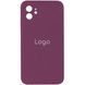 Чехол Silicone Case Full Size with Frame для iPhone 12 Цвет 75.Berry Purple 2020000428626 фото 22