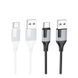 Кабель USB Borofone BX101 Creator Type-C 3A Бiлий 6941991108280 фото 2