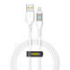 USB YOKI CYBER YK-CY23 Lightning 2.4A 1.2m Цвет Белый 6907858579532 фото