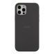 Чехол Silicone Case Full Size (AA) для iPhone 12/12 Pro 15.Dark Grey 2020000236092 фото