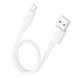 Кабель USB Hoco X96 Lightning 2.4A 0.25m Бiлий 6942007609395 фото