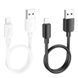 Кабель USB Hoco X96 Lightning 2.4A 0.25m Бiлий 6942007609395 фото 2