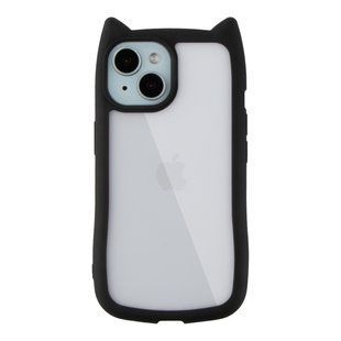 Чохол TPU+PC Cat Ears Case для iPhone 15 Black 2020000470755 фото