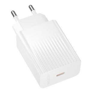 Мережевий Зарядний Пристрій Borofone BAS75A 1USB-C PD/QC 30W Бiлий 6941991122828 фото