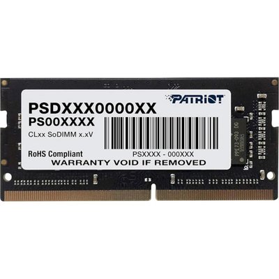 DDR4 Patriot SL 32GB 3200MHz CL22 SODIMM (PSD432G32002S) 48942 фото