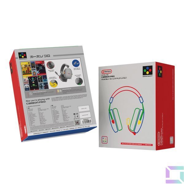 Игровые Наушники FANTECH WHG06 Carbon Pro, 3 Modes (Wired, BT, 2.4Ghz) Серый 6977052254085 фото
