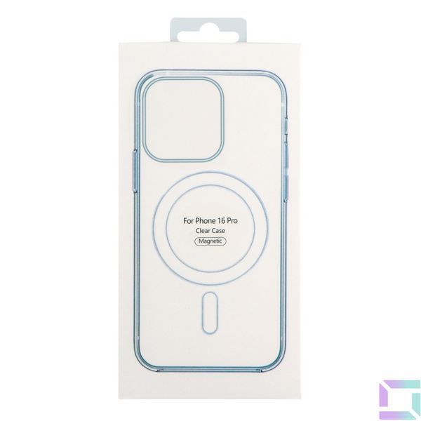 Чехол TPU Clear Case with Magsafe для iPhone 16 Pro Transparent 2020000412618 фото