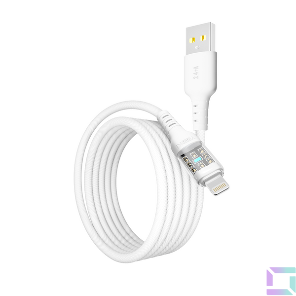 USB YOKI CYBER YK-CY23 Lightning 2.4A 1.2m Цвет Черный 6907858579525 фото