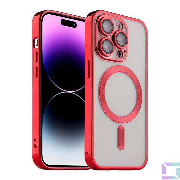 Чохол TPU Metallic Full Camera with Magsafe для iPhone 13 Pro Max Purple 2020000342441 фото
