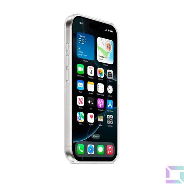 Чехол TPU Clear Case with Magsafe для iPhone 16 Pro Transparent 2020000412618 фото
