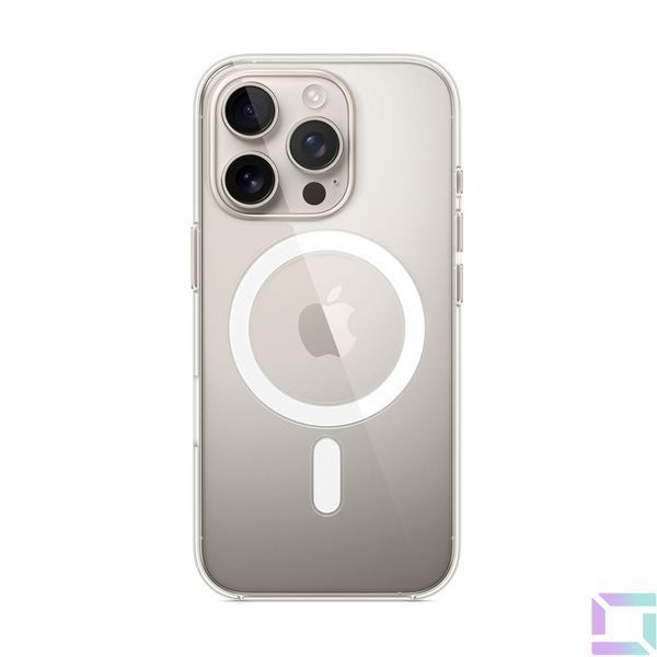 Чехол TPU Clear Case with Magsafe для iPhone 16 Pro Transparent 2020000412618 фото