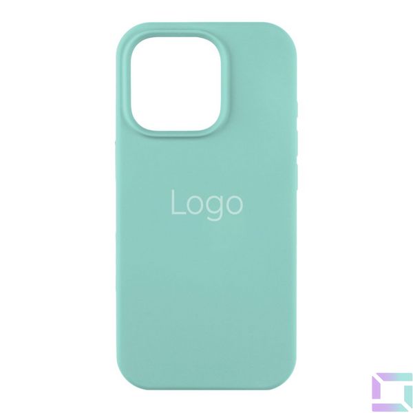 Чехол Silicone Case Full Size (AA) для iPhone 16 Pro Цвет 01.Mint 2020000426141 фото