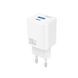Сетевое Зарядное Устройство Yoki FluxGaN YK-GaN25FAC 1 Type-C+1USB PD&QC 25W Белый 6912345678117 фото 2