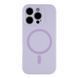Чохол Glow Silicone Case Full Camera with Magsafe для iPhone 16 Pro Light purple 2020000455981 фото