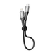 Кабель USB YOKI SOLID YK-SO15 Type-C to Lightning 30W 0.25m Колір Чорний 6907858579402 фото 2