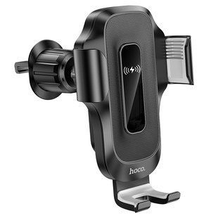 Автотримач Hoco HW2 Wireless 15W Чорний 6931474791832 фото