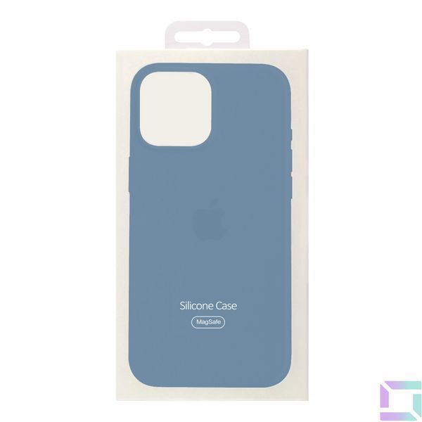 Чехол Silicone Case with MagSafe для iPhone 15 Winter Blue 2020000370666 фото