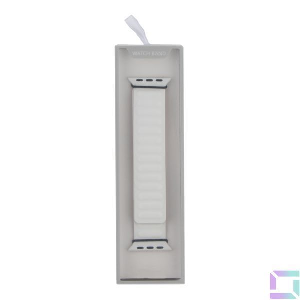 Ремінець для Apple Watch Magnetic Silicone 38/40/41 mm White 2020000478393 фото