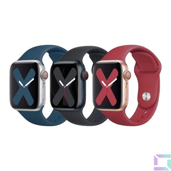 Ремінець для Apple Watch Band Silicone One-Piece Size-S 42/44/45/49 mm 28.Lavender Grey 2000000580203 фото