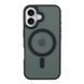Чехол TPU+PC Goldencis Matte with MagSafe для iPhone 16 Black 2020000444930 фото 1