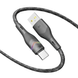 Кабель USB YOKI RGB YK-RG24 Type-C 3A 1.2m Колір Чорний 6907858579648 фото 2