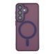 Чехол TPU+PC Magnetic Matte Camera Lens with Magsafe для Samsung Galaxy S24 5G (S921) Dark Purple 2020000437253 фото
