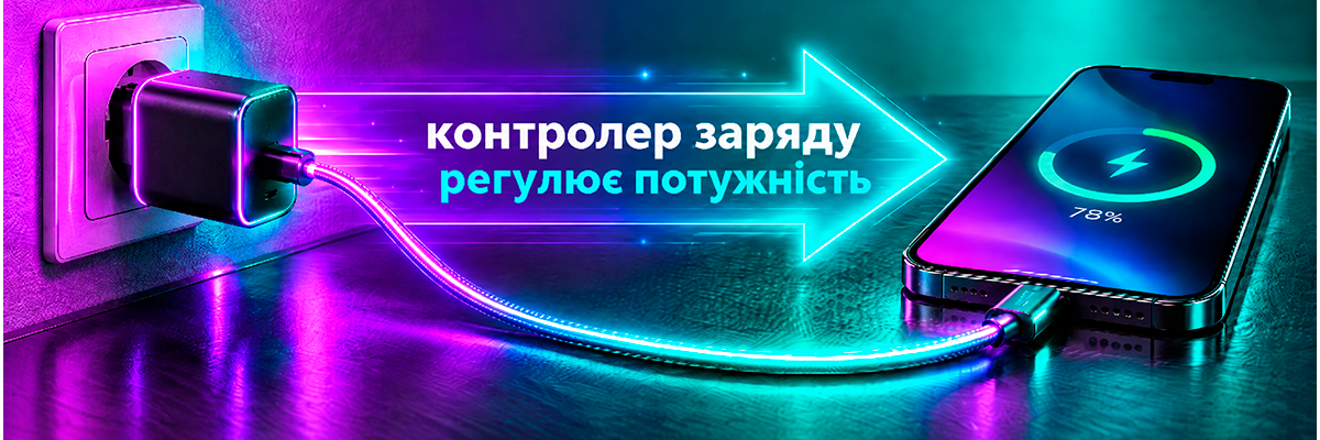 Зарядка передає телефону тільки потрібну потужність