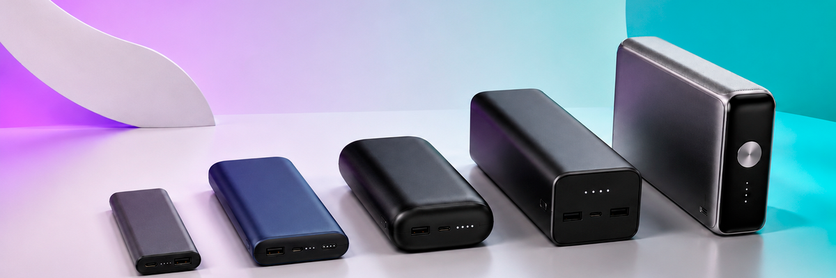 Павербанки різної ємності – від 5000 до 40000 mAh